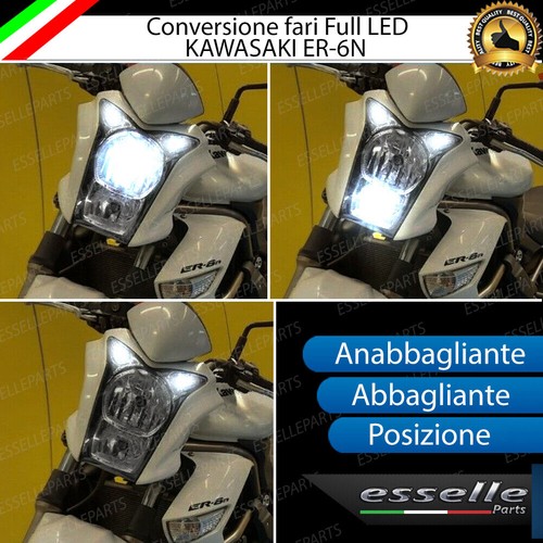 Conversione faro led - led, kawasaki
